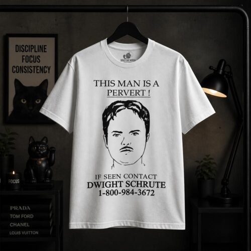 Playera The Office Dwight Is A Pervert - Imagen 4