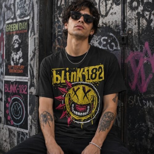 Playera Blink 182 Smiley - Imagen 2