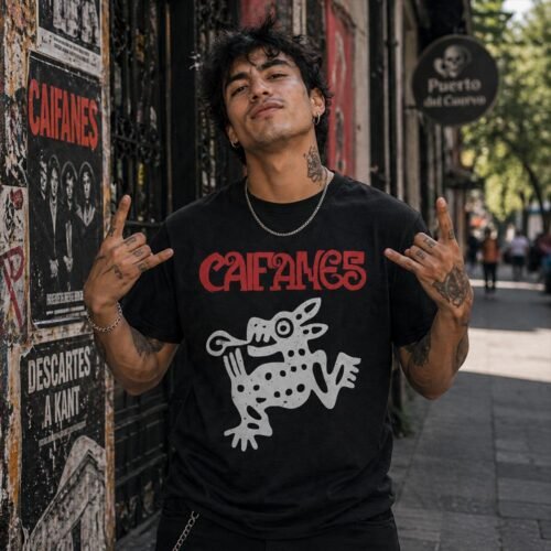 Playera Caifanes Logo Negra - Imagen 2