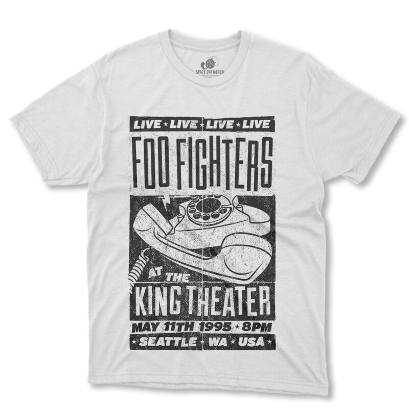Playera | Foo Fighters Seattle Poster