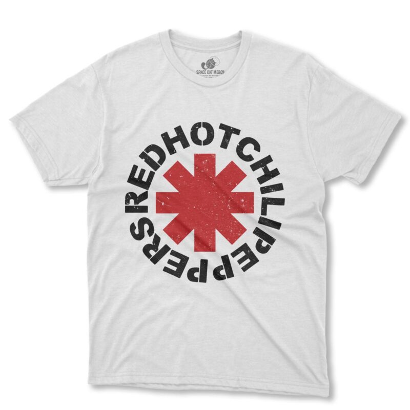 Playera | Red Hot Chilli Peppers Logo Blanca