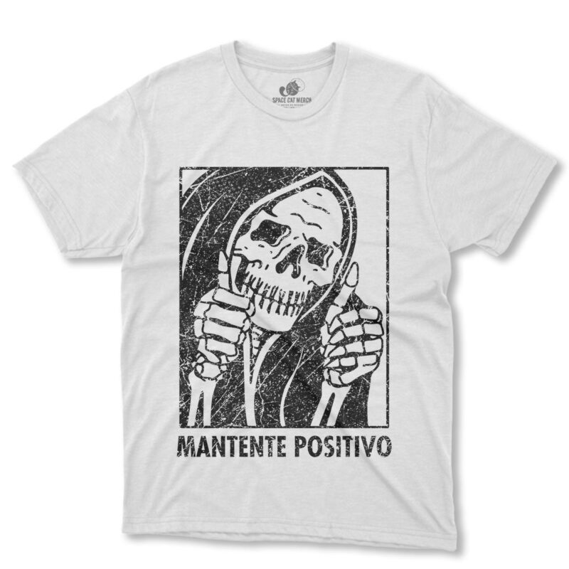 Playera | Mantente Positivo Calavera