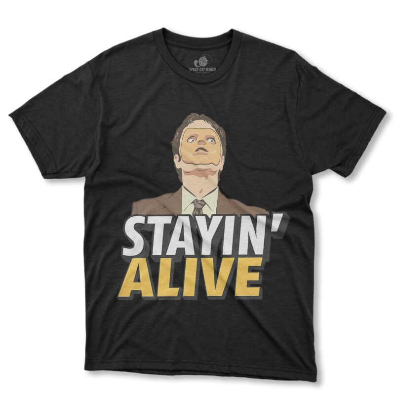 Playera | The Office Dwight Stayin Alive