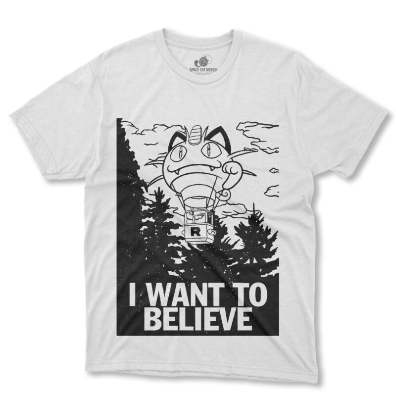 Playera | I Want To Believe Team Rocket Pokemon