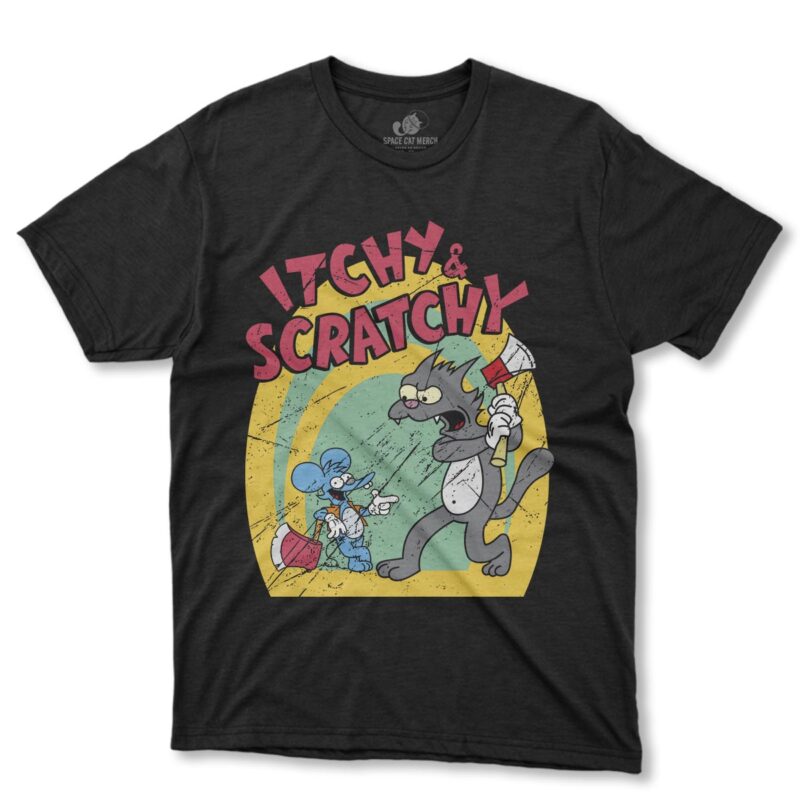 Playera | Los Simpsons Tomy Y Daly Show Negra