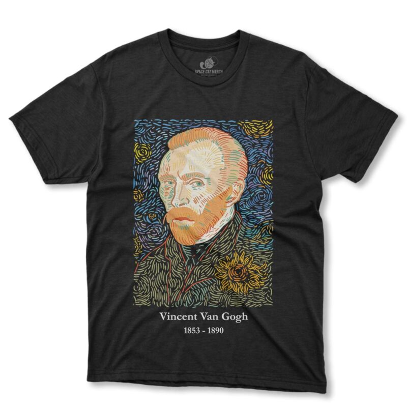 Playera | Retrato Van Gogh Negra