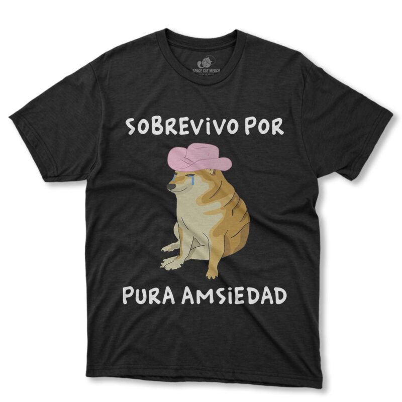 Playera | Sobrevivo Por Pura Amsiedad Cheems
