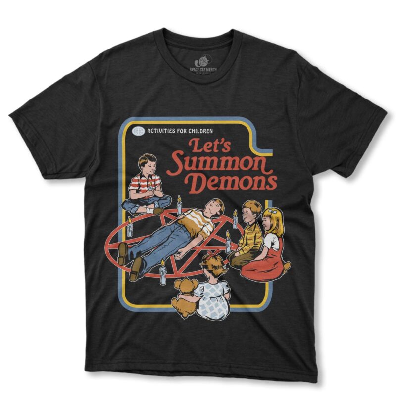 Playera | Lets Summon Demons Poster Retro