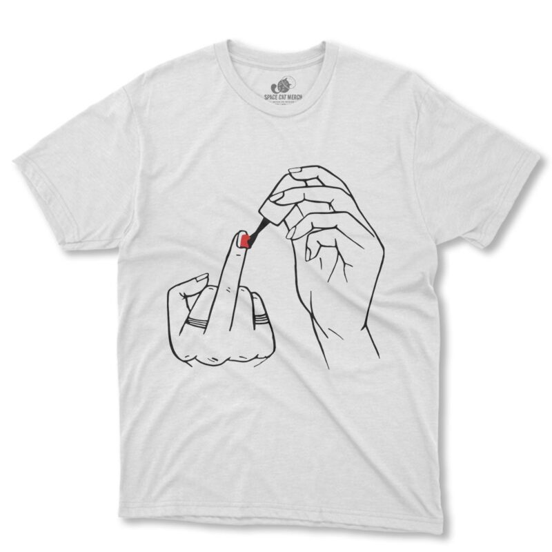 Playera | Fuck You Hand Blanca