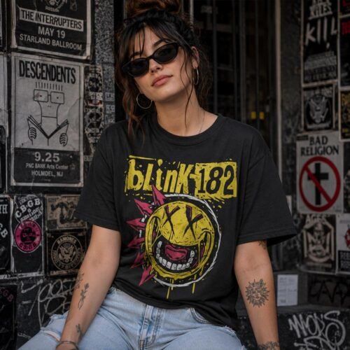 Playera Blink 182 Smiley - Imagen 3