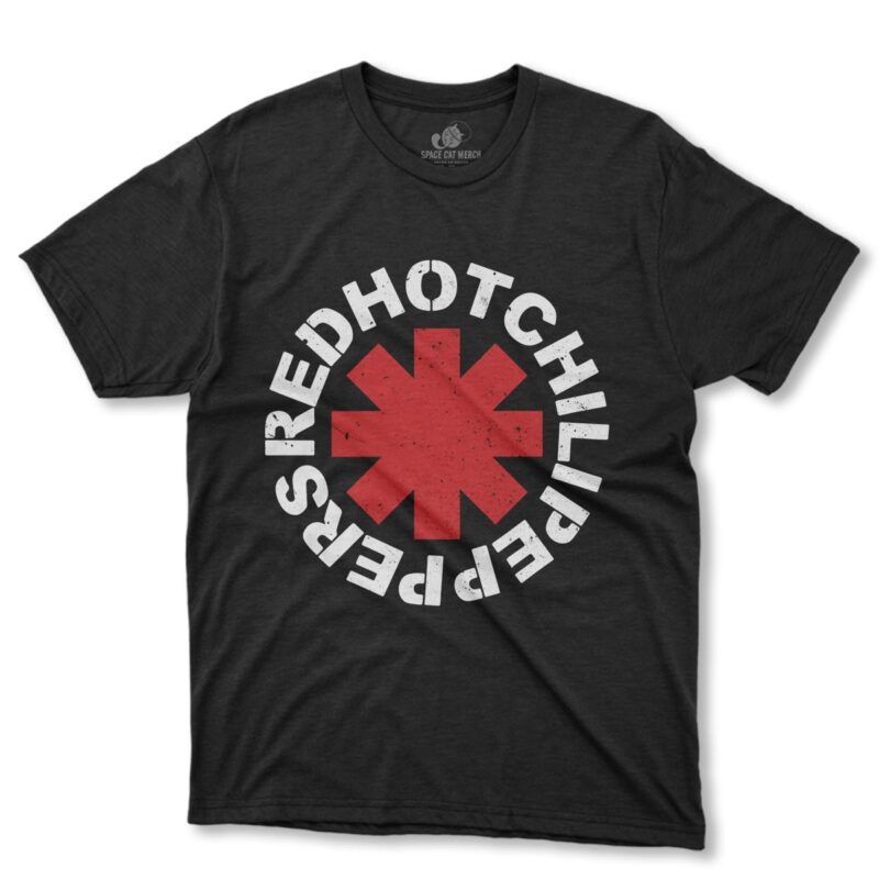 Playera | Red Hot Chilli Peppers Logo Negra