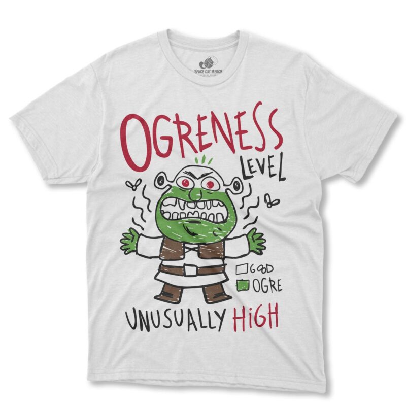 Playera | Shrek Ogreness Level