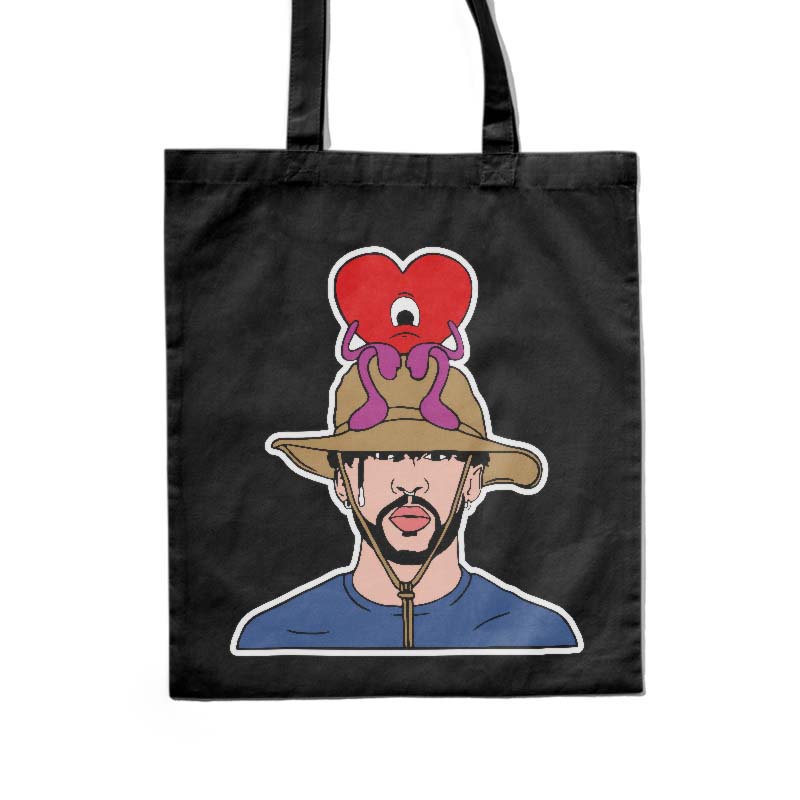 Totebag de Un Verano Sin Ti Bad Bunny Corazón