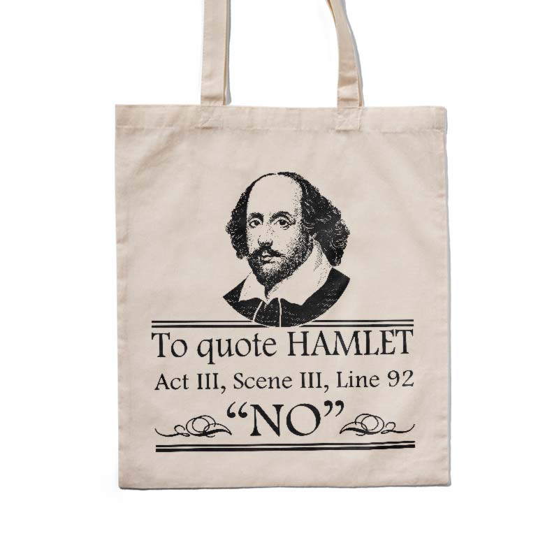 Totebag de Shakespeare Hamlet No
