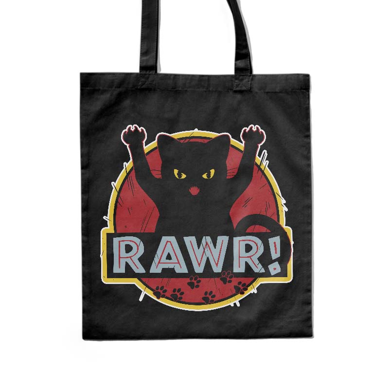 Totebag de Gato Rawr Jurassic Park