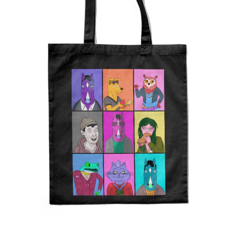 Totebag de Bojack Horseman Pop Art