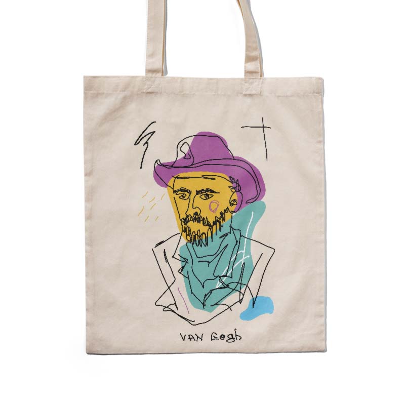 Totebag de Van Gogh Abstracto