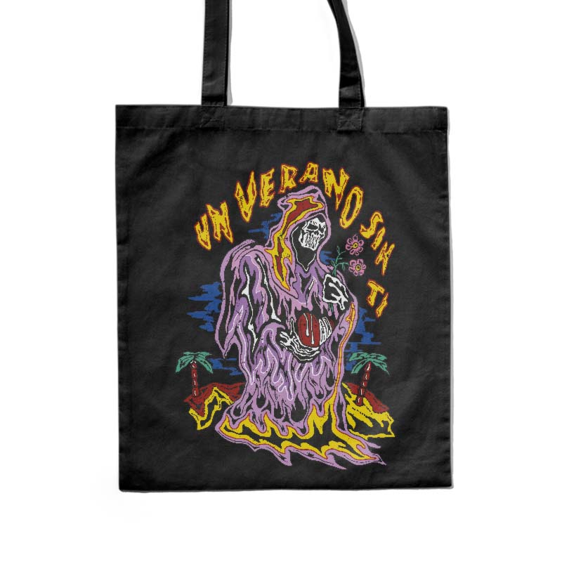 Totebag de Bad Bunny Un Verano Sin Ti Esqueleto