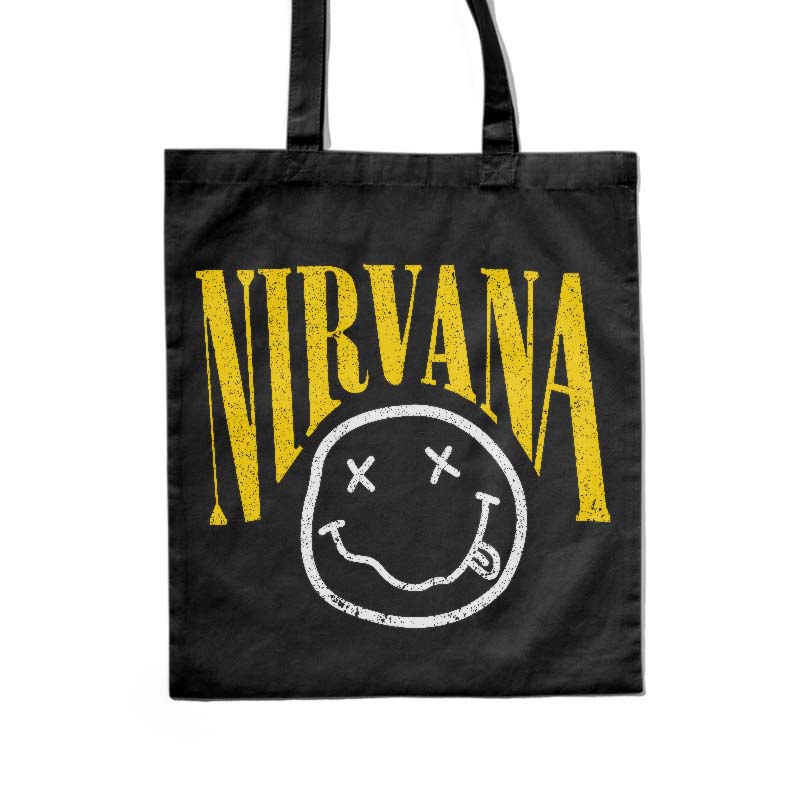 Totebag de Nirvana Logo Face
