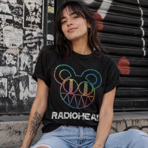 Playera Radiohead Rainbow Crayon - Imagen 3