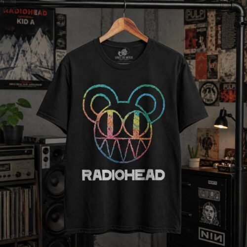 Playera Radiohead Rainbow Crayon - Imagen 4