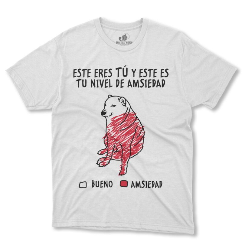Playera | Cheems Nivel De Amsiedad