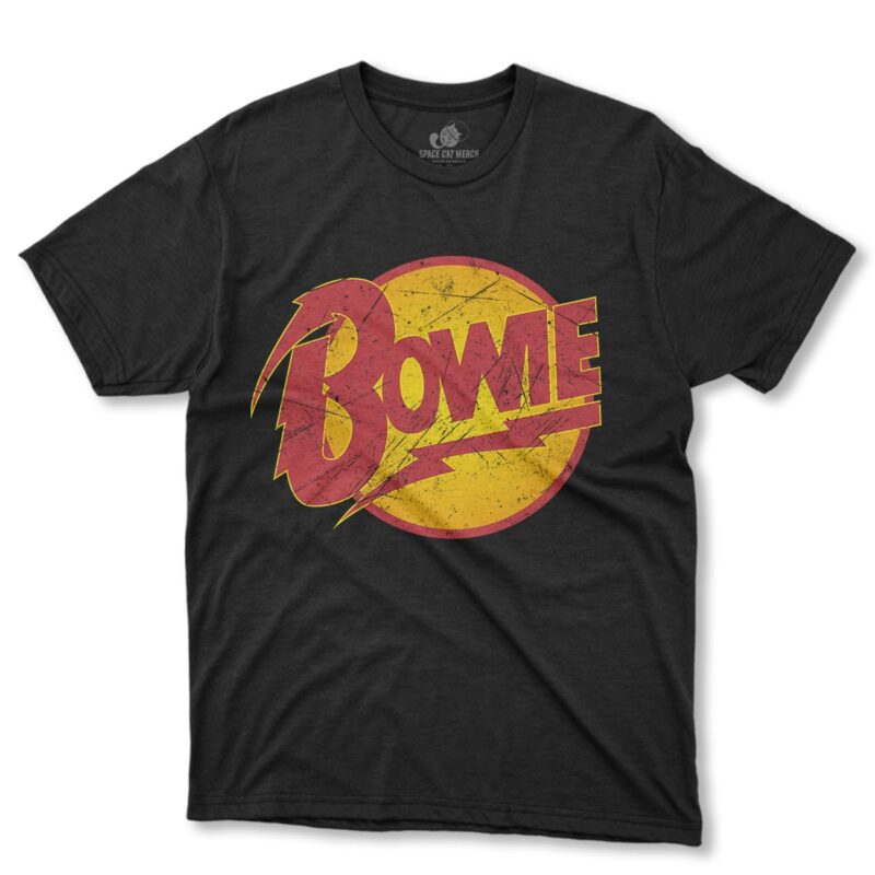 Playera | David Bowie Logo Negra