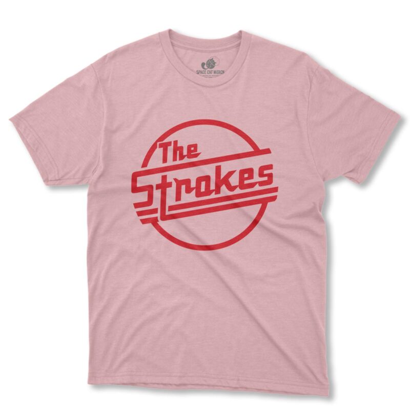 Playera | The Strokes Logo Rojo Rosa