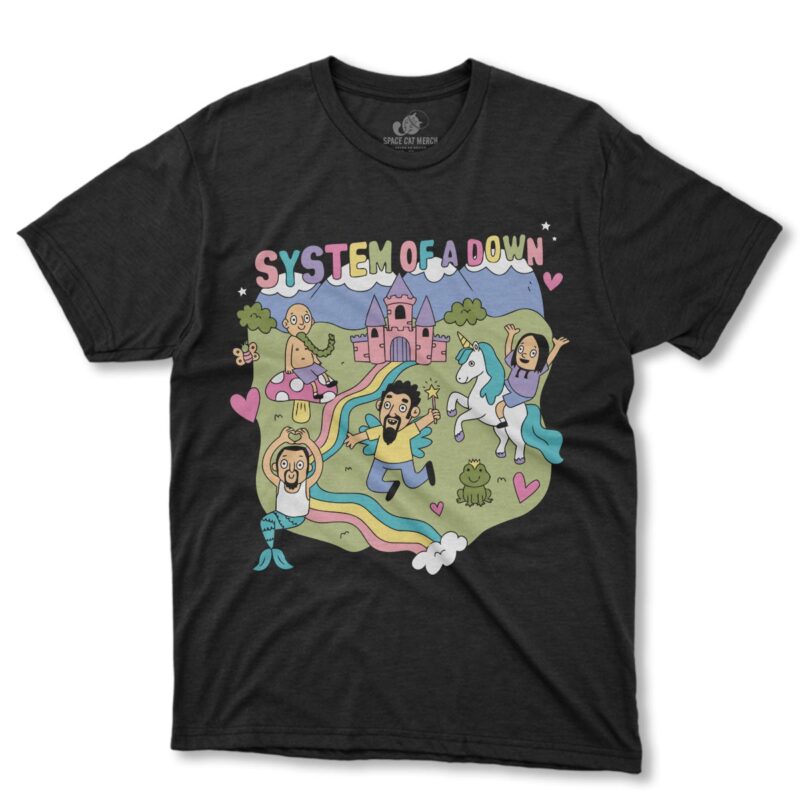 Playera | System Of a Down Happy Dibujo