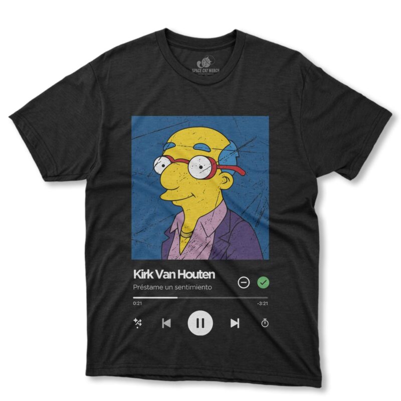 Playera | Los Simpson Kirk Van Houten Préstame un Sentimiento