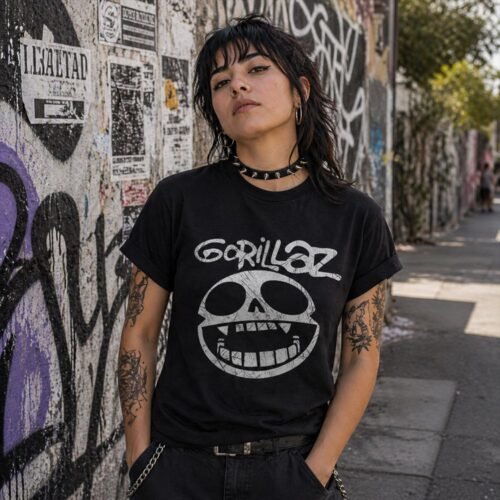 Playera Gorillaz Logo - Imagen 2