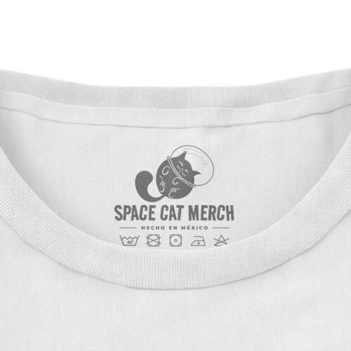 Playera Metallica Caricatura Dibujo Blanca - Image 5