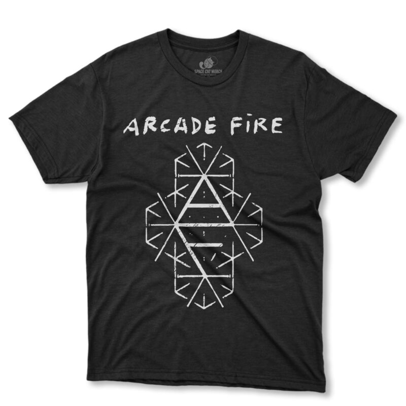 Playera | Arcade Fire Logo Blanco