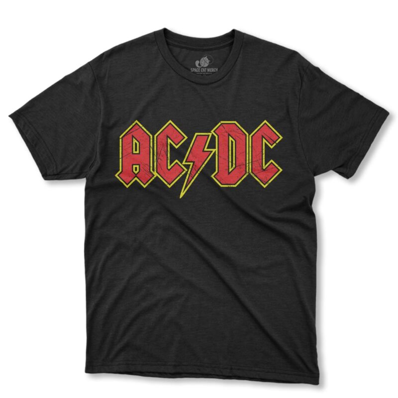 Playera | AC/DC Logo Amarillo Rojo