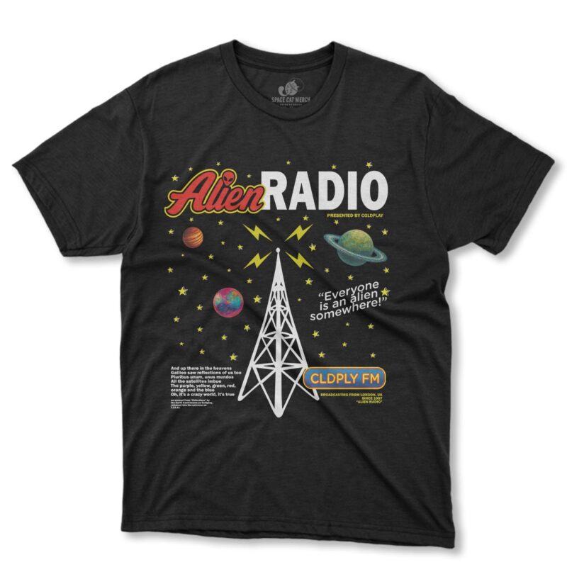 Playera | Coldplay Alien Radio Coloratura