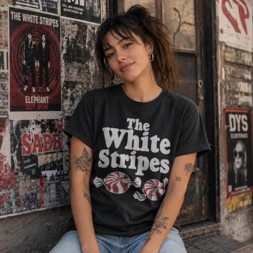 Playera The White Stripes Peppermints - Imagen 3