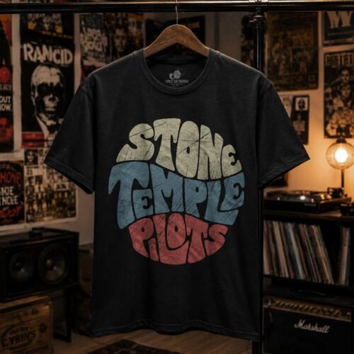 Playera Stone Temple Pilots Texto Circular - Imagen 4