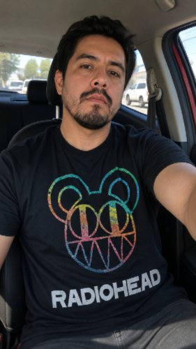 Playera | Radiohead Rainbow Crayon photo review
