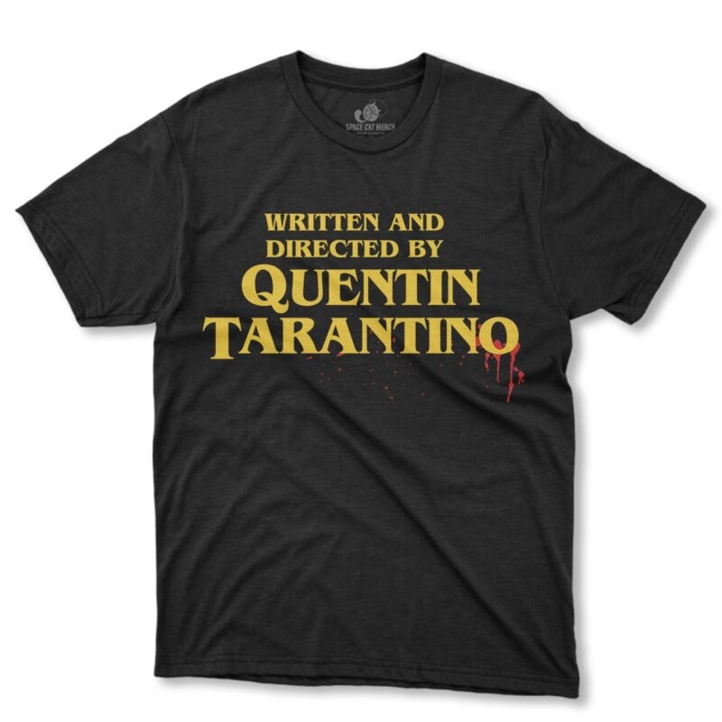 Playera Written And Directed By Quentin Tarantino