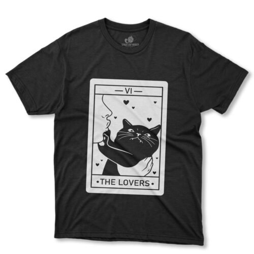Playera Gato Tarot The Lovers - Image 1