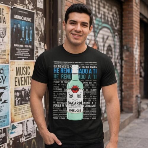 Playera José José He Renunciado A Ti Bacardí - Imagen 2